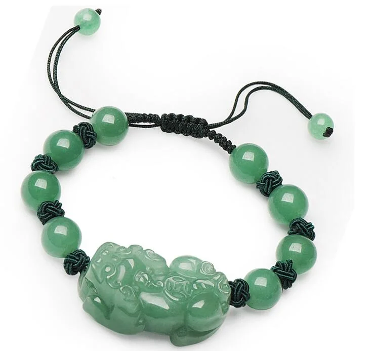 Дропшиппинг Jades браслет Jadeite PIXIU ручной Lucky для мужчин и женщин ювелирные
