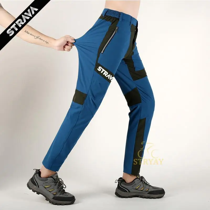 

Mtb Pants Cycling Trousers for Men Strava Outdoor Sport Pants Waterproof Sport Stretch Bicycle Clothing Cycling Fashion Pants