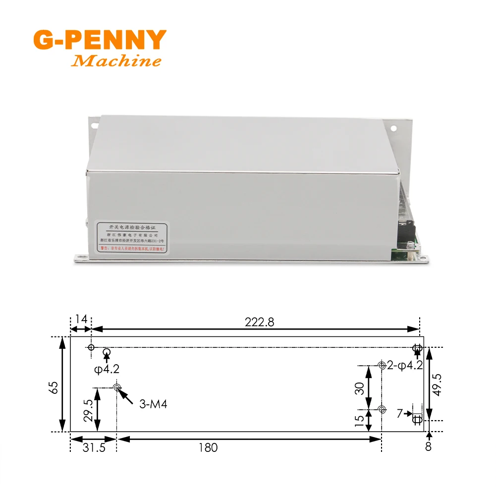 DC Power Supply 500W Input 90~132VAC/180~264VAC Output 12/24/36/48V power supply switching