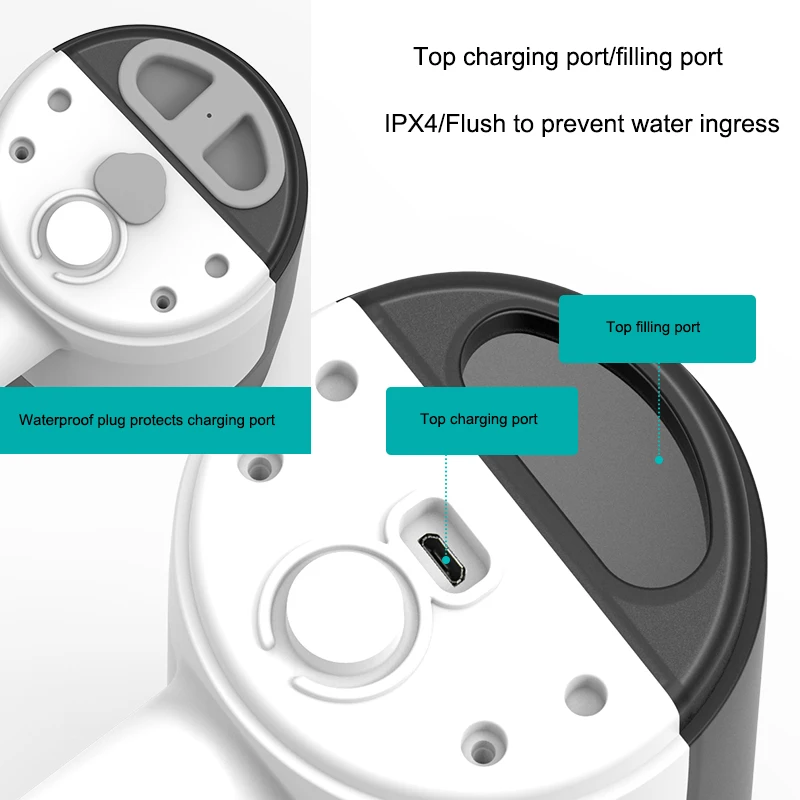 

Automatic Soap Dispenser 450ML perfectless Foaming Soap Dispenser Hands-Free USB Charging Electric Soap Dispenser