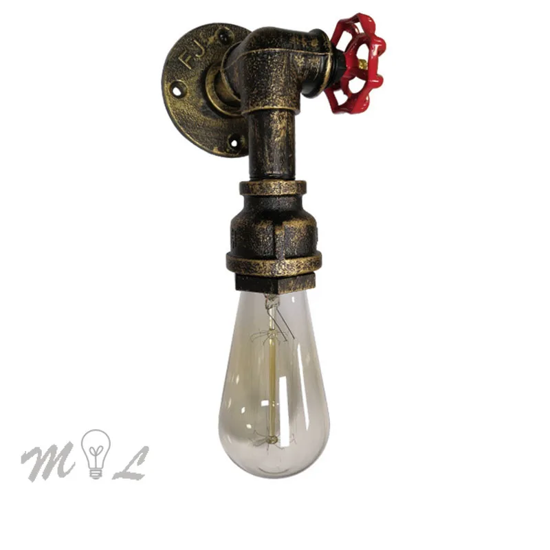 Настенный ретро светильник в стиле лофт кафе магазин креативные настенные бра с