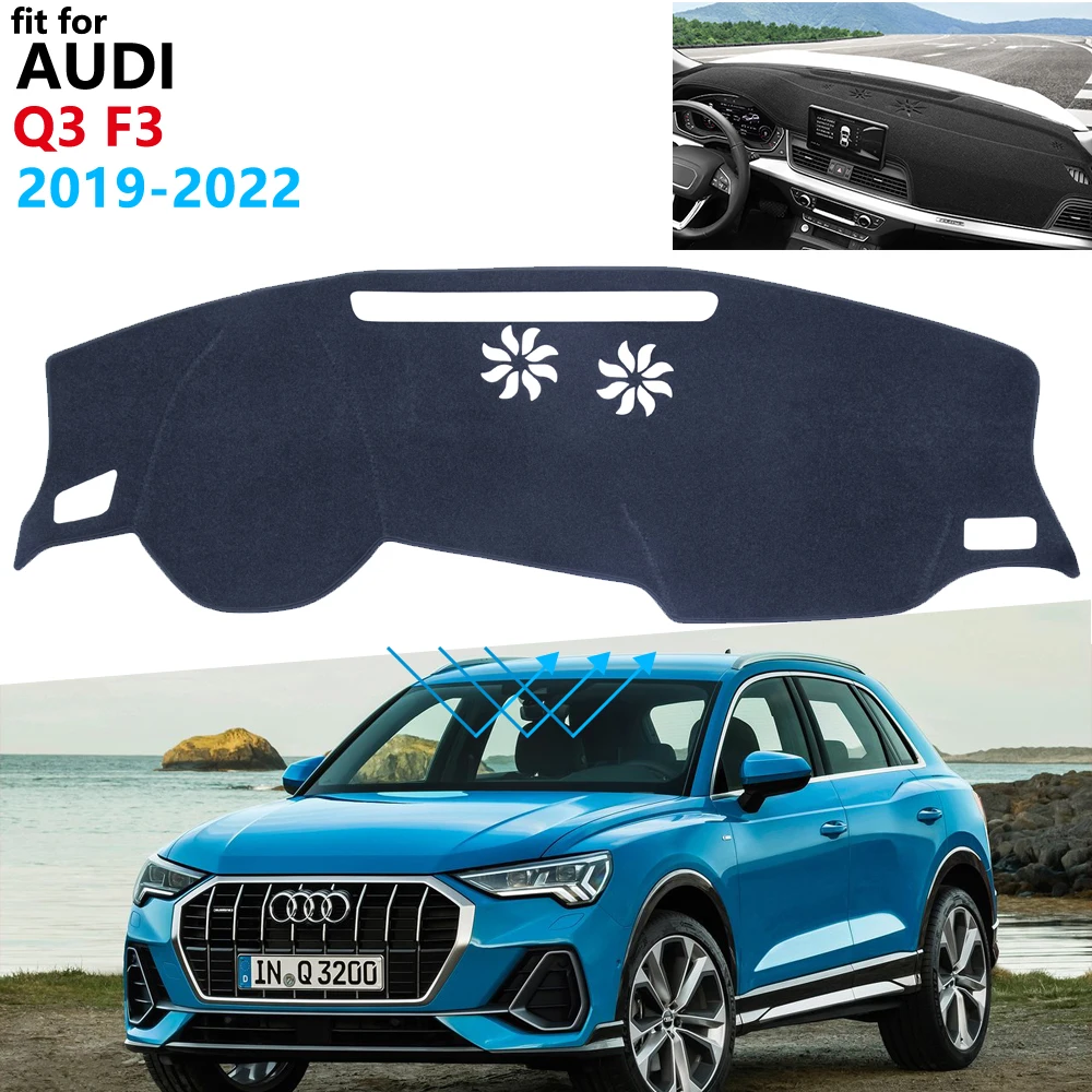 Защитная накладка на приборную панель для Audi Q3 F3 2019 2020 2021 2022 автомобильные