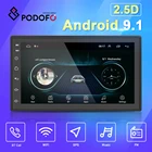 Автомобильный мультимедийный видеоплеер Podofo, универсальная стерео-система на Android 9,1, с 7 