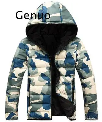New Lovers Winter Jacket Coat Fashion Camouflage Cotton Padded Windproof Military Warm Brand Hooded Outerwear Male Down Parkas