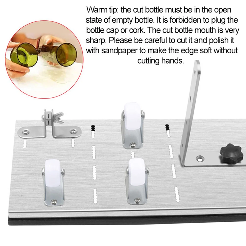 Резак для стеклянных бутылок резак вина пива виски плитки настольный Cortador набор