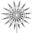 Уникальные и волшебные металлические скульптуры ветряной мельницы двигают лужайку ветер с ветряными блеснами ветряные блесны для использования вне помещения