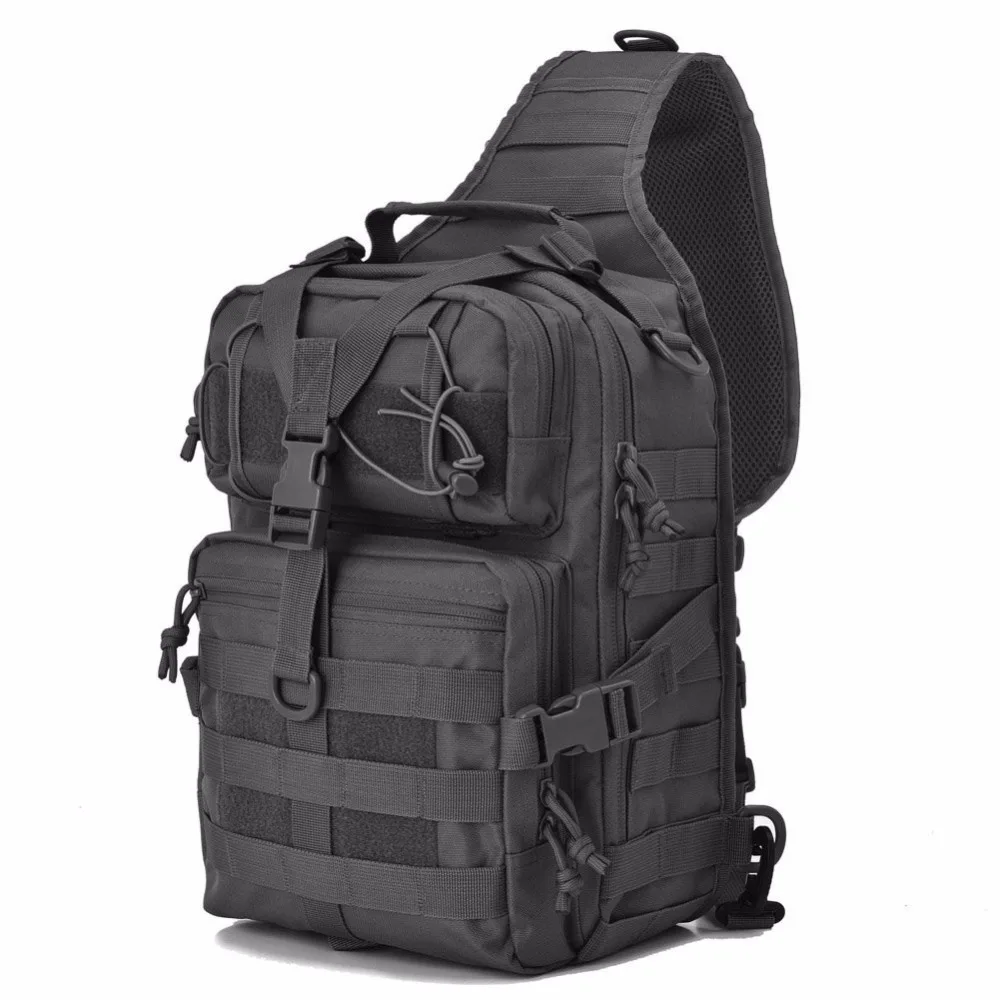 

Tactical Assault Pack Military Sling Backpack 20L Army Molle Waterproof EDC Rucksack Bag Outdoor Sport Bags for Hiking Camping