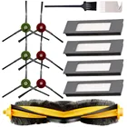 Роликовая щетка, фильтры, боковые щетки, Для Ecovacs Deebot OZMO 920 950 T5 T8 T9 AIVI MAX Yeedi 2, гибридный очиститель