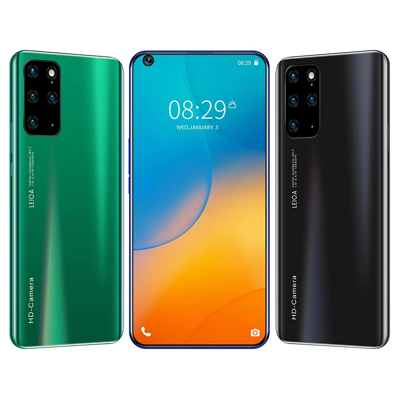 

2020 New S20+Pro 7.2 Inch System HD 2320x1080 Android 10 System 8 256G Fingerprint Unlocking Facial Recognition 4G 5G Network