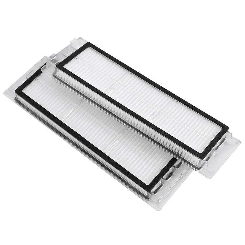 

2Pcs Main Brush + 4Pcs Hepa Filter+4Pcs Black Side Brush for Xiaomi Mi Vacuum 1 Roborock S50 S51 S55 E35 Robot Vacuum Part