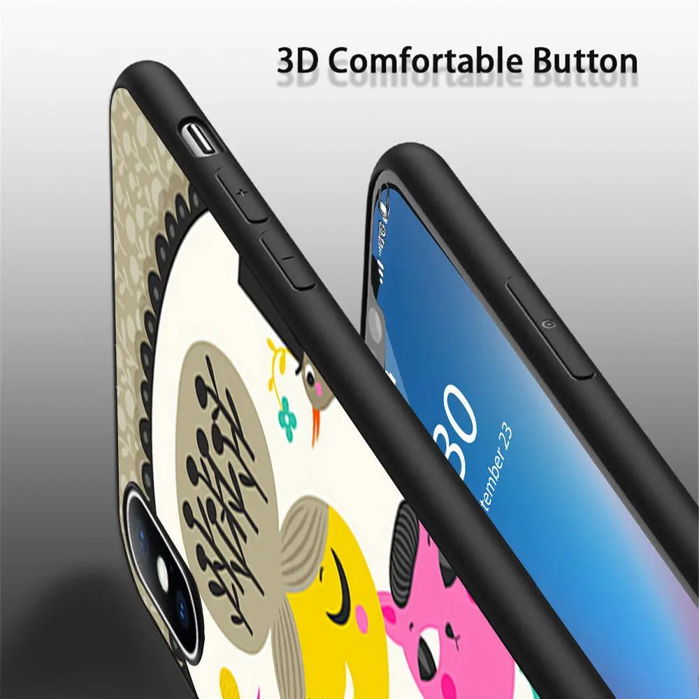 Чехол для телефона Coque Cat Lady Print из мягкого силикона для iPhone 11 Pro Max X 5S 6 6S XR XS 7 8 Plus.