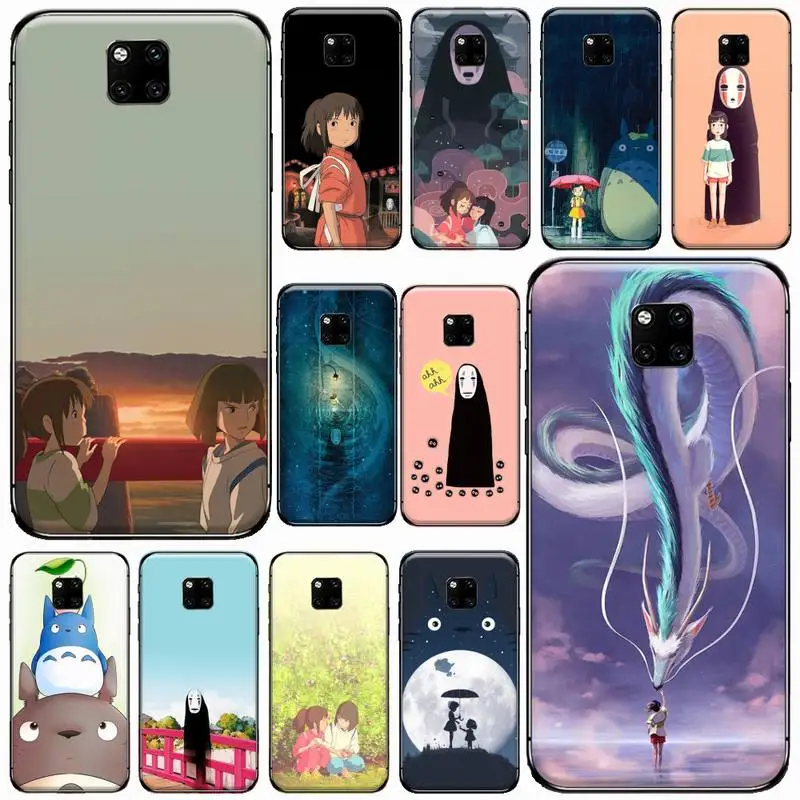 

Spirited Away Japan anime cartoon Phone Case For Huawei Mate 9 10 20 Pro lite 20x nova 3e P10 plus P20 Pro Honor10 lite cover