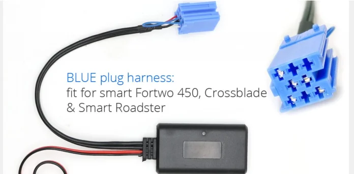 

Bluetooth-адаптер для аудио кабеля MINI ISO 8Pin для Smart Fortwo 450 радио AUX вход