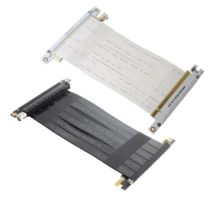 pcie riser cable 3 0 x16 pci express riser extender flexible high speed gup riser cable for itx case chassis double reverse free global shipping
