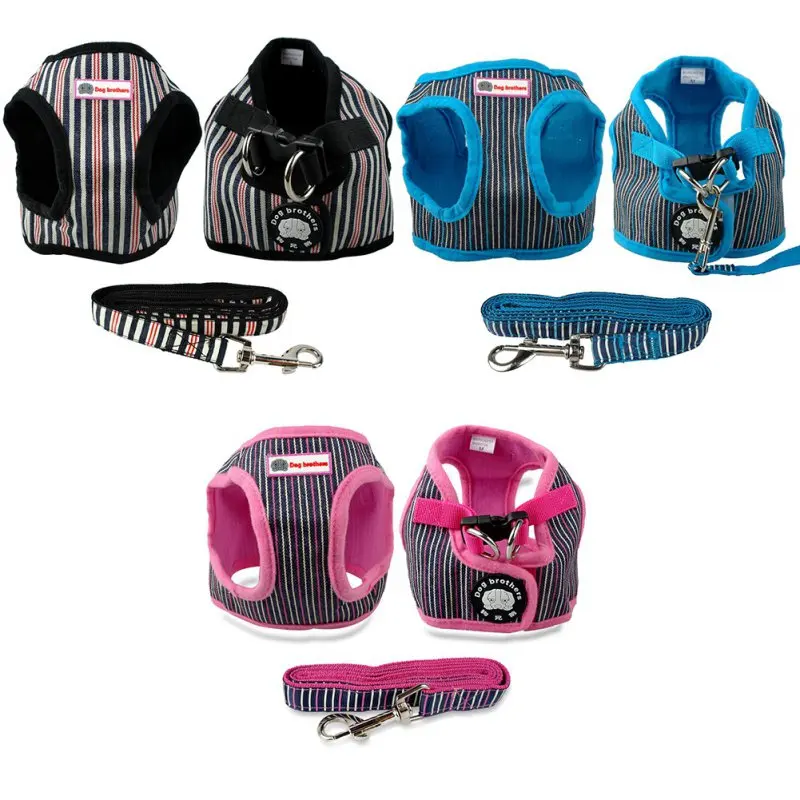 

Dog Harness With Leash Hoodies Dog Harness Puppy Cat Collar Pet Harnesses Vest