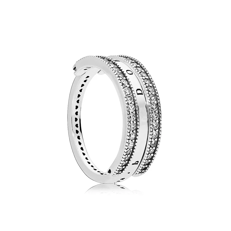 

New Smart Flip Heart S925 Silver Ring Sterling Silver Simple Charming Personality Fashion Female Ring