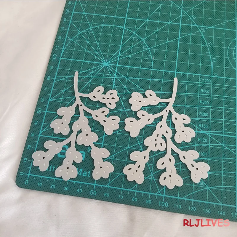 2 Designs Flower Stem Metal Cutting Dies Stencils for DIY Scrapbooking Stamp/photo album Decorative Embossing Paper Cards | Дом и сад