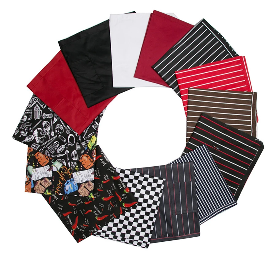 Vdakaer Новые Кухонные фартуки средней длины с длинной талией фартук для поваров