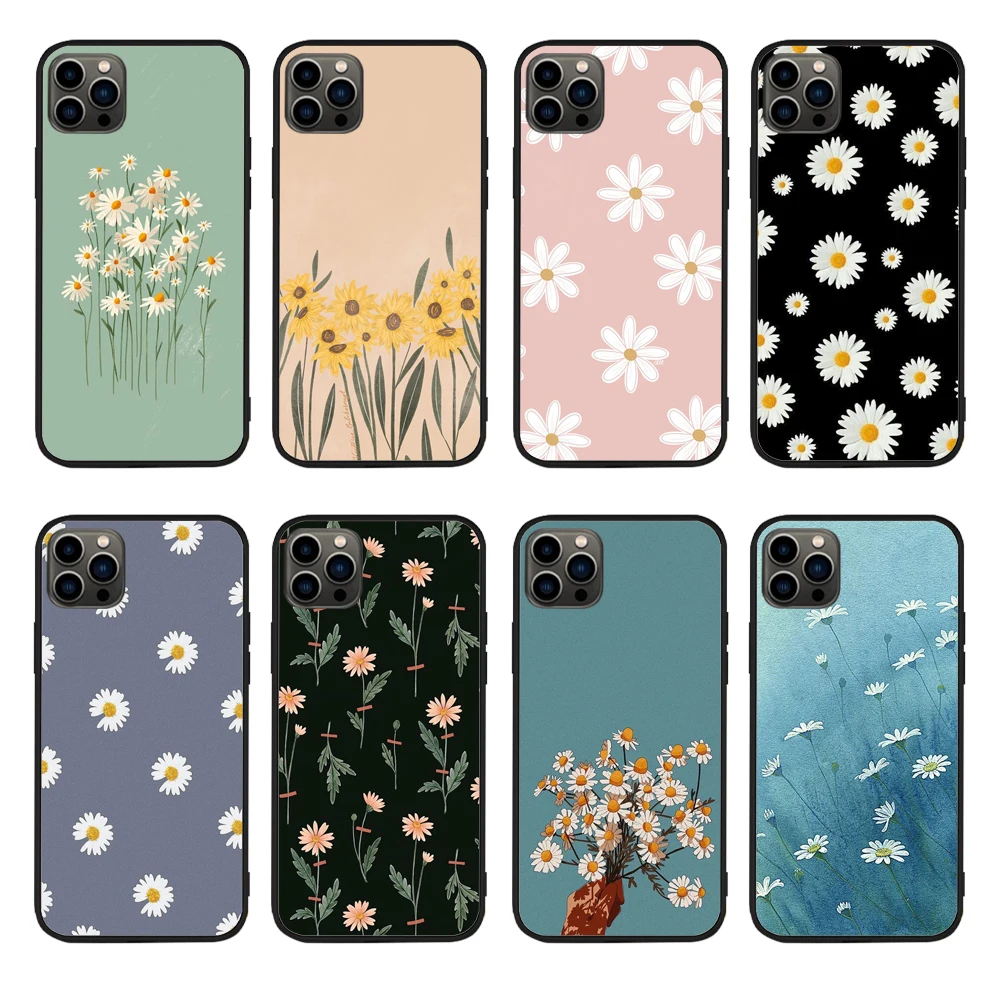 

Little Daisy Phone Case For Apple iPhone 13 Pro Max 11 12 13Mini X XR XS 6 6s 7 8Plus Non-slip Phone Cover