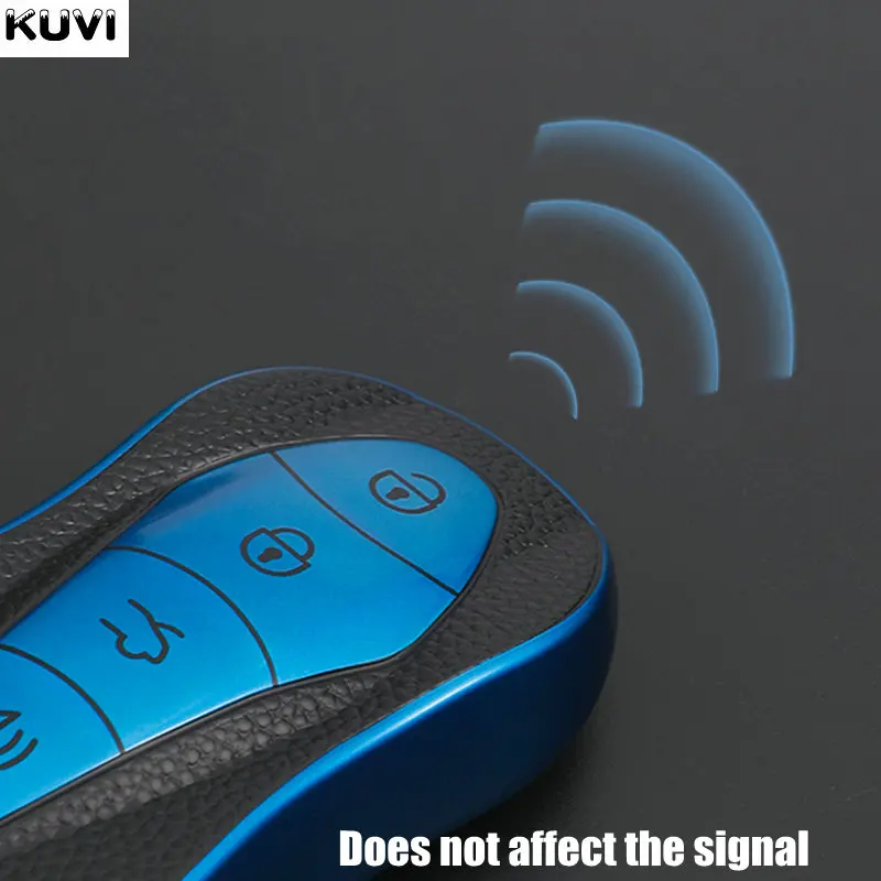 Кожаный ТПУ автомобильный пульт дистанционного управления с полным покрытием