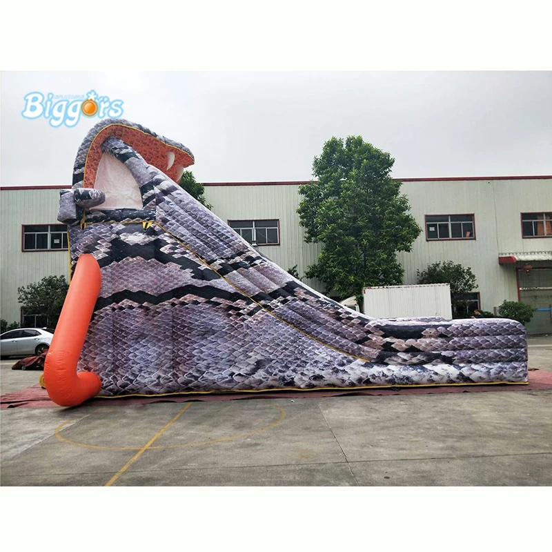 

Scary Exciting Snake Inflatable Water Slide Multiplayer Games Bouncer