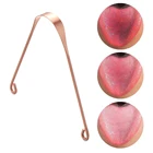 1 шт. Нержавеющаясталь Медь язык скребок очиститель неприятного запаха изо рта зубные щётки для очистки свежее дыхание, средство для ухода за полостью