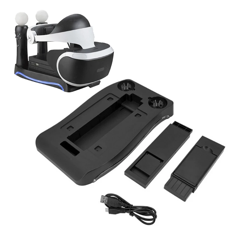 P82F 4 in1 PS VR 2nd Generation Vertical Stand PS4 Glasses Connector Storage Kit | Автомобили и мотоциклы