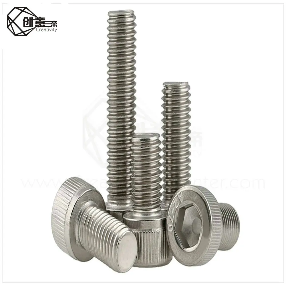 

10pcs M4 M5 M6 DIN912 304 Stainless Steel Hexagon Socket Head Cap Screws Inner Hex Socket Bicycle Bolt Metric Thread Allen