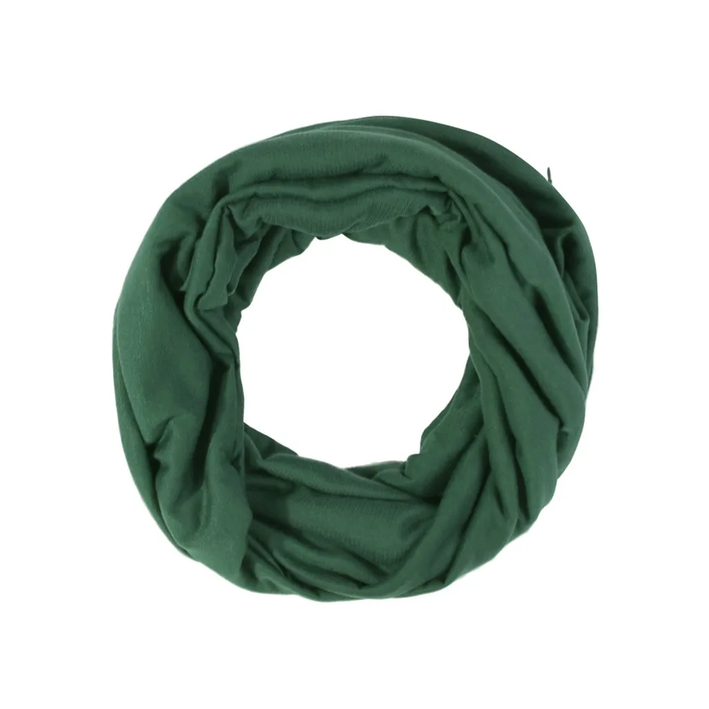 Унисекс шарфы для влюбленных зимние одноцветные теплые петля шарф на молнии шаль