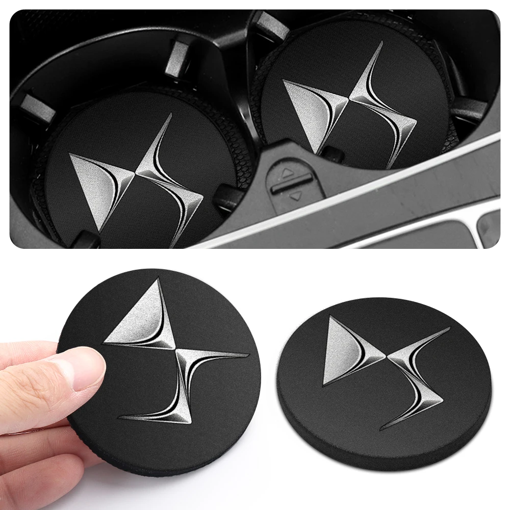 2 шт. автомобильный значок силикагель воды подставки под чашки нескользкая