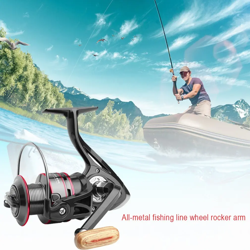 

All-Metal Fishing Reel Rocker Arm Professional-Grade Fishing Rod Reel High-Precision Spinning Wheel Reel