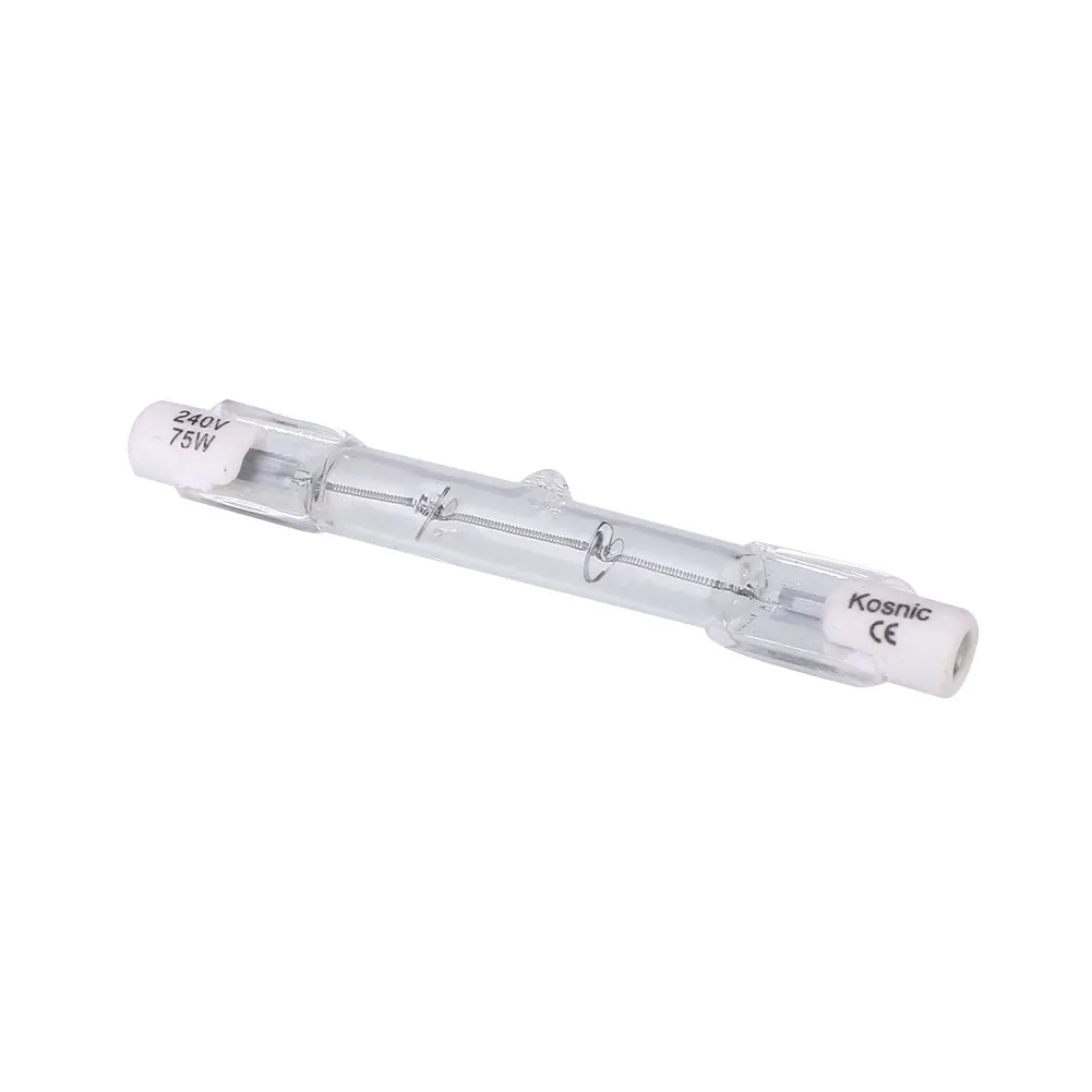 

78MM 75W Halogen Light Iodine Tungsten Lamp Bulb Lighting Fixture Home Durable