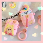 3D милый телефон для Apple AirPods 12 Pro беспроводные Bluetooth наушники Сейлор Мун защитный чехол подарок для девушки