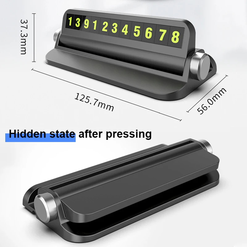 Мобильный телефон держатель Автомобильный парк стоп номер телефона при