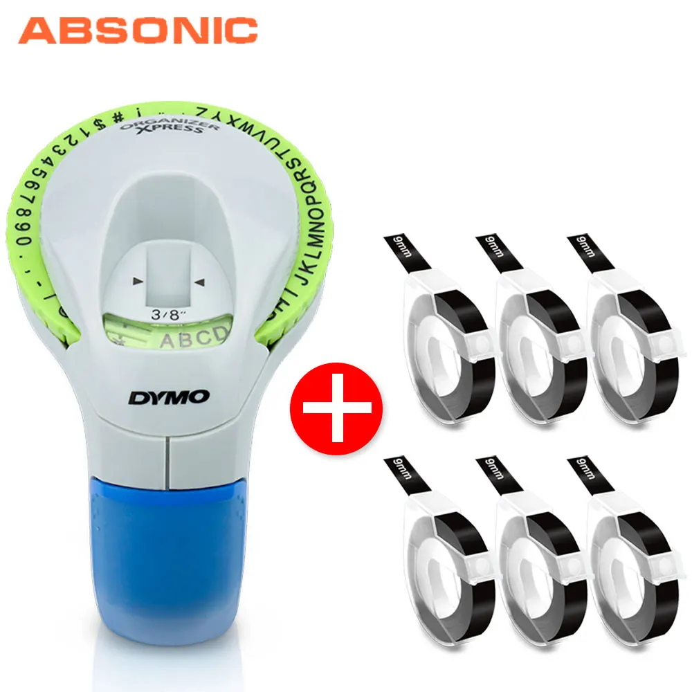 

Принтер для этикеток, для Dymo 12965, ручная маркировочная машина, 9 мм