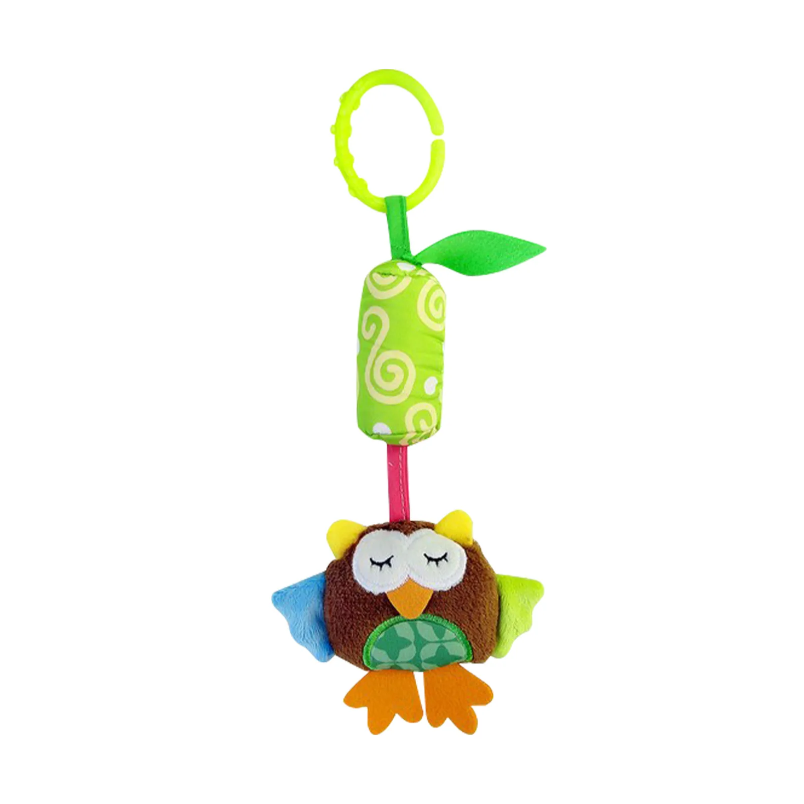 

Car Seat Cute Animals Crib Stroller Hanging Rattle Toy Newborn For Baby Pendant Portable Washable Wind Chimes Gift Educational