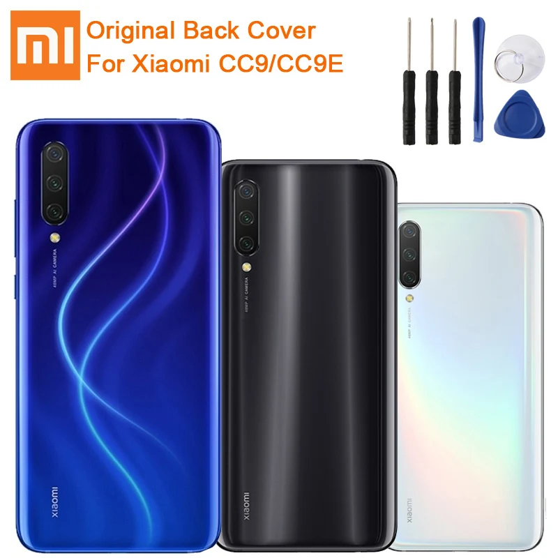 Оригинальный стеклянный аккумулятор задний Чехол для Xiaomi MI CC9 Mi9 Lite CC9E Mi A3 задняя
