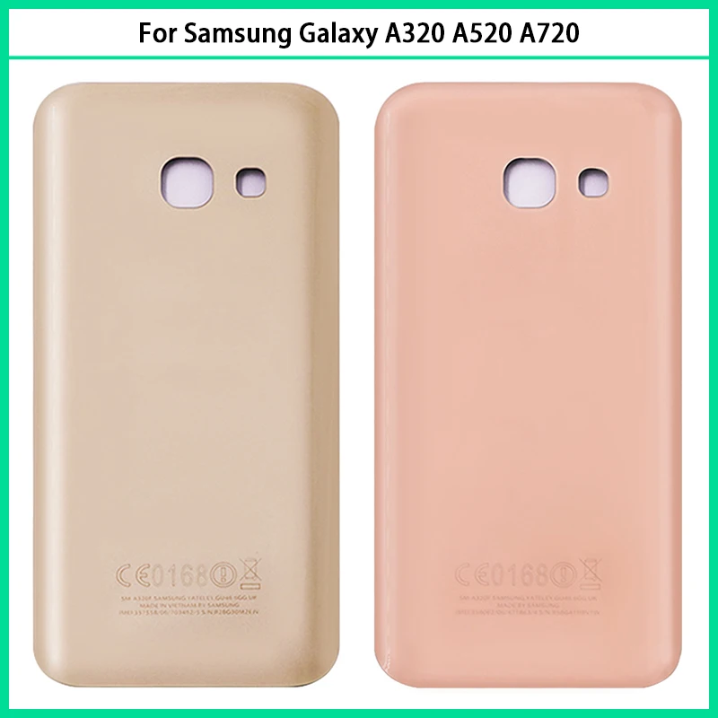 Для Samsung Galaxy A3 A5 A7 2017 A320 A520 A720 Задняя стеклянная дверь крышка батареи задний корпус