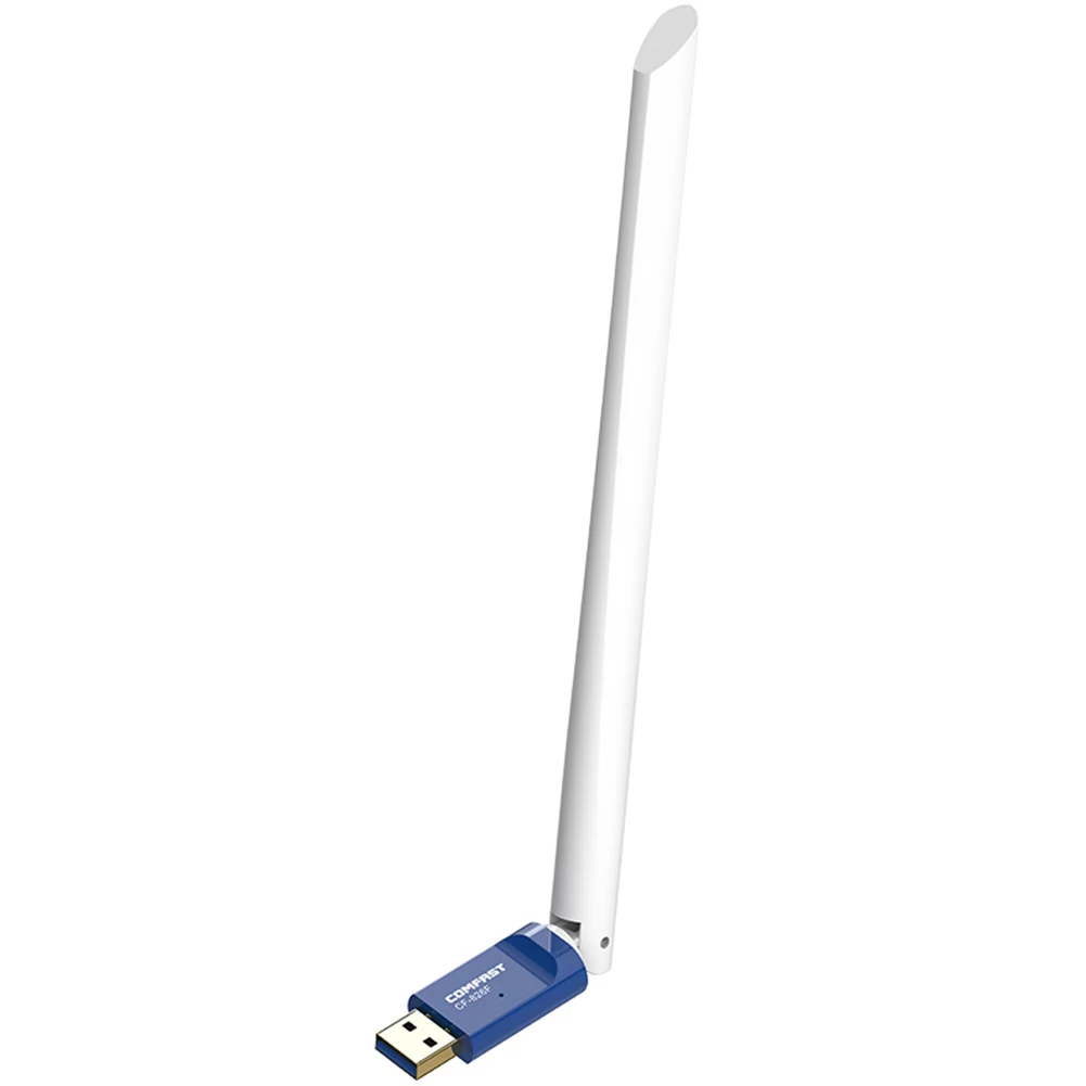 

COMFAST 2.4GHz WiFi USB 2.0 Adapter Receiver for Desktop Laptop PC 6dBi Antenna 300Mbps Wireless Network Card Dongle