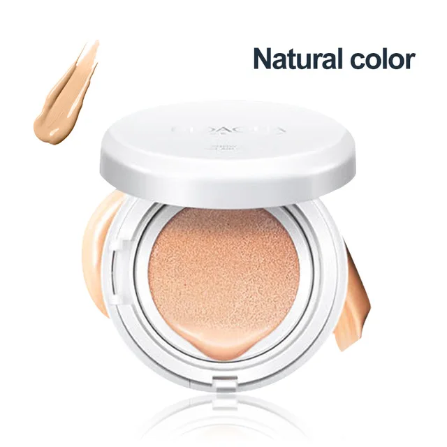 Natural Color Bioaqua Air Cushion BB& CC крем Основа влажная пудра отбеливающий консилер увлажняющая Очищающая солнцезащитный крем Голый макияж 15 г - Цвет: Natural Color