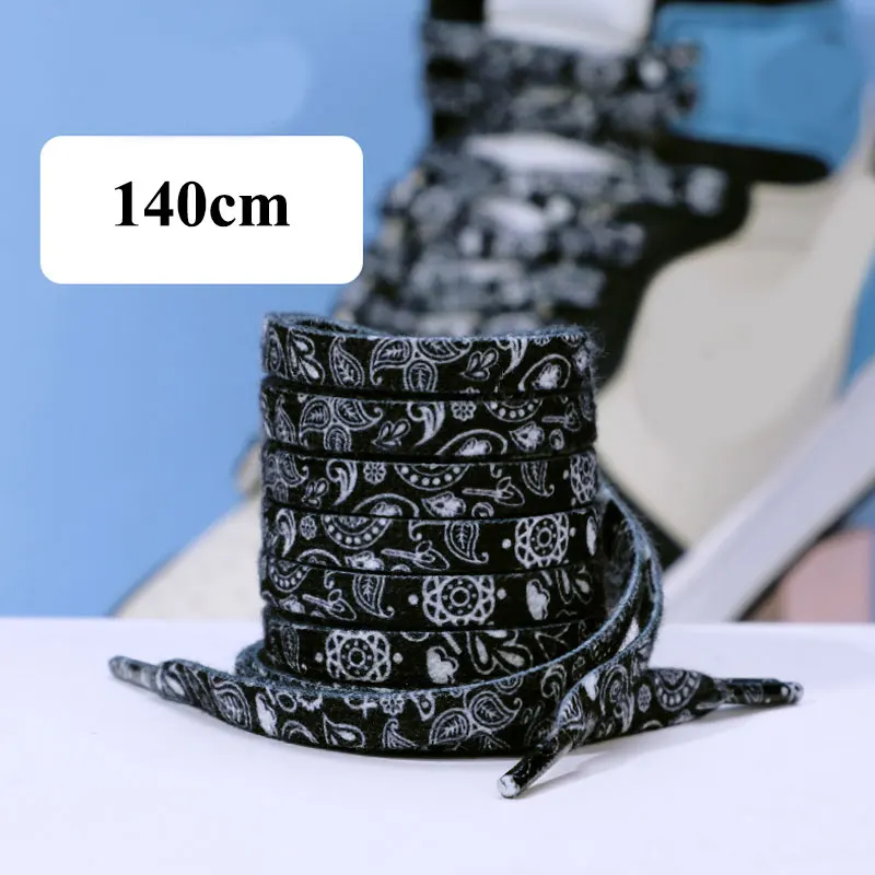 

Cashew Print Bootlaces Shoe Tie 120/140/160 cm Shoe Laces Casual Shoes Rope Unisex Sport Sneakers Shoelaces Shoe Accessories