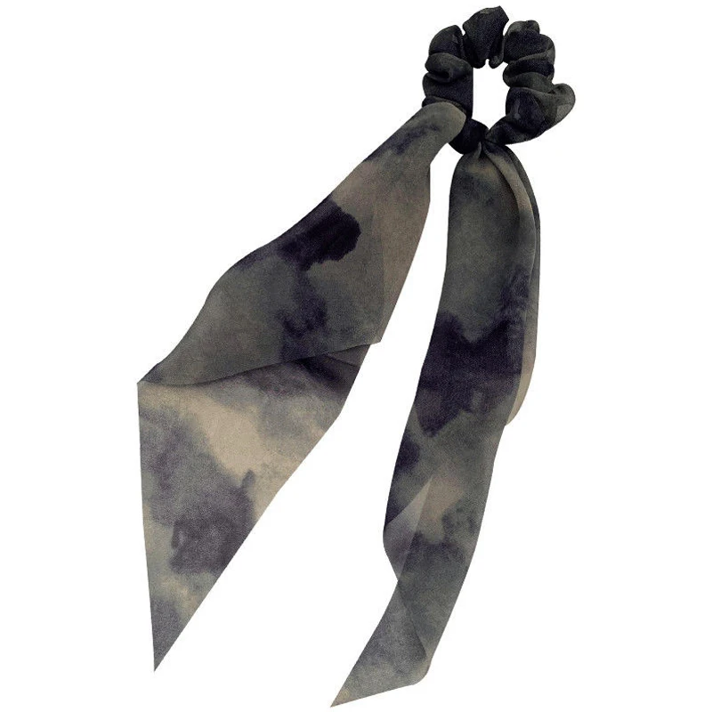 

Tie-dye Streamers Long Hair Ties Women Hair Scarf Scrunchies Elastic Hair Ribbon Bands Hair Accessories Fashion Bow Hair Rope