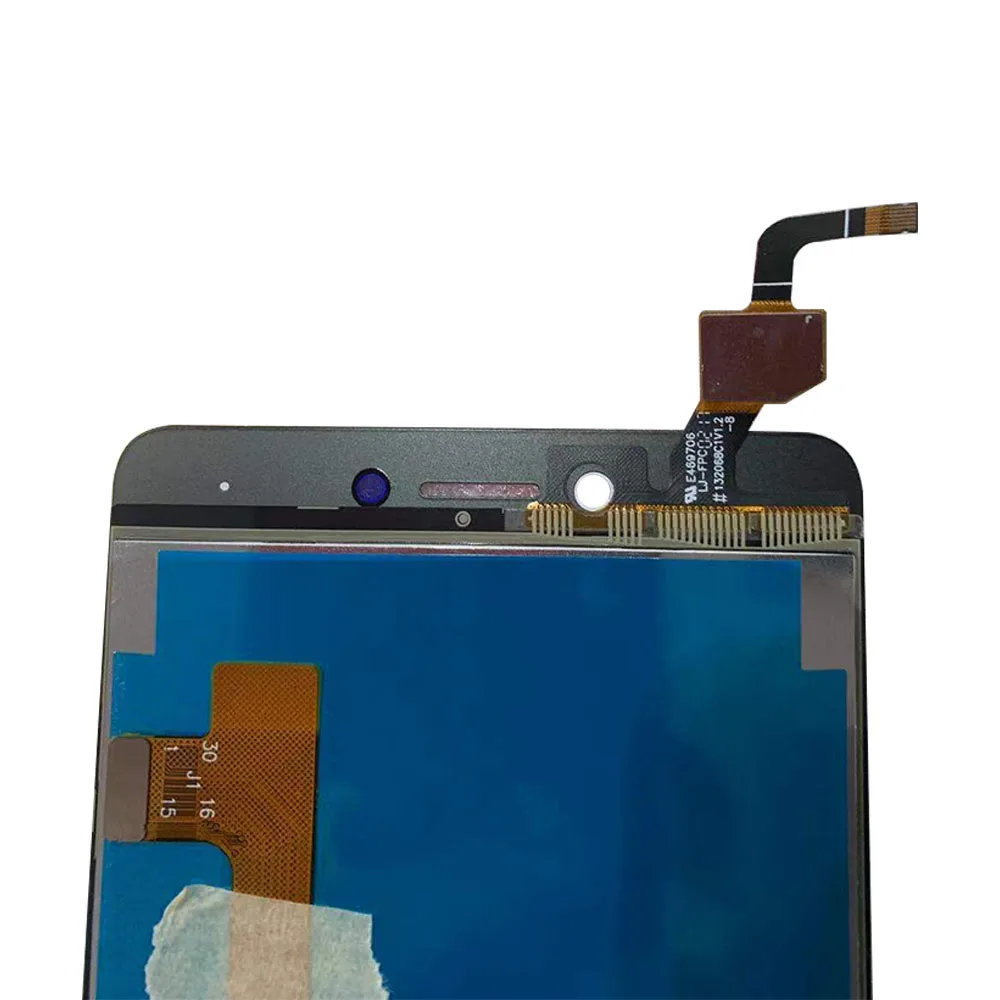 5 5 inch for lenovo mobile phone k6 note k53a48 lcd screen display touch screen digitizer assembly with frame replacement parts free global shipping
