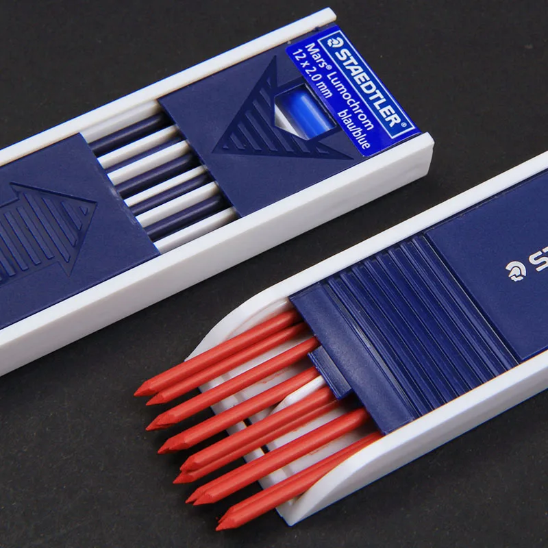 Staedtler графические механические карандаши свинцовые синие/красные (1 трубка 12 шт.) 2