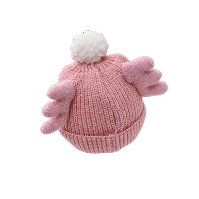

Children's Winter Hat Baby Girl Hat For Newborn Autumn Warm Hats for Babies Boy Caps Kids Ball Caps Baby Photography Props