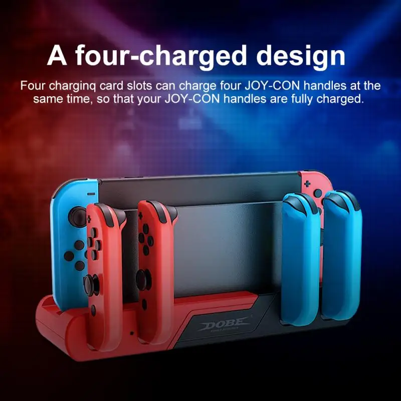 

For Switch JoyCon Controller Charger Dock Stand Station Holder For Nintendo Switch NS Game Support Dock For Charging