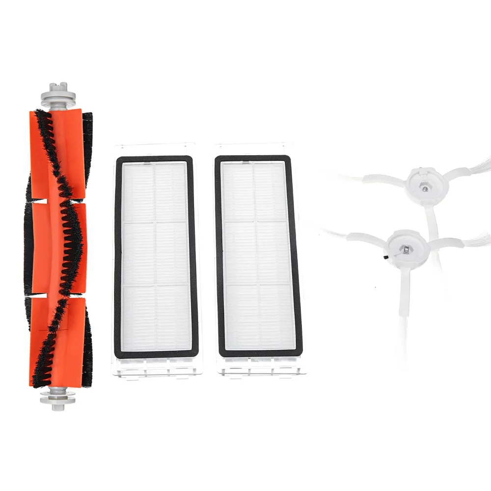 

5pcs/set Main Brush Side Brushes Filter Vacuum Cleaner Replacement Accessories For Xiaomi Vacuum 2 Sweeping Robot s50 S51 Xiaomi