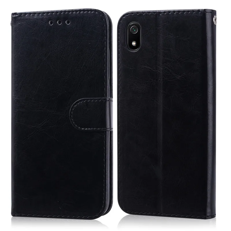 Кожаный чехол для Xiaomi Redmi 7A Redmi7a мягкая задняя крышка из ТПУ кошелек кожаный флип