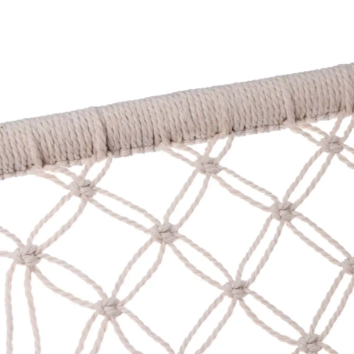 

90X45X35cm White Cotton Baby Garden Hanging Hammock Baby Cribs Cotton Woven Rope Swing Patio Chair Seat Bedding Baby Care