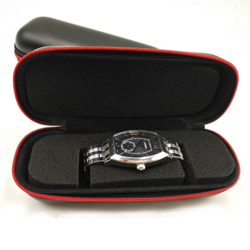 

EVA Watch Box Handmade Watch Roll Travel Case Wristwatch Pouch Watch Storage Box Chic Portable Vintage Watch Box